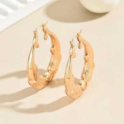 Dolphin Hoop Earrings