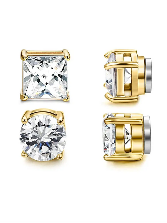 4pc Magnet Earring Set