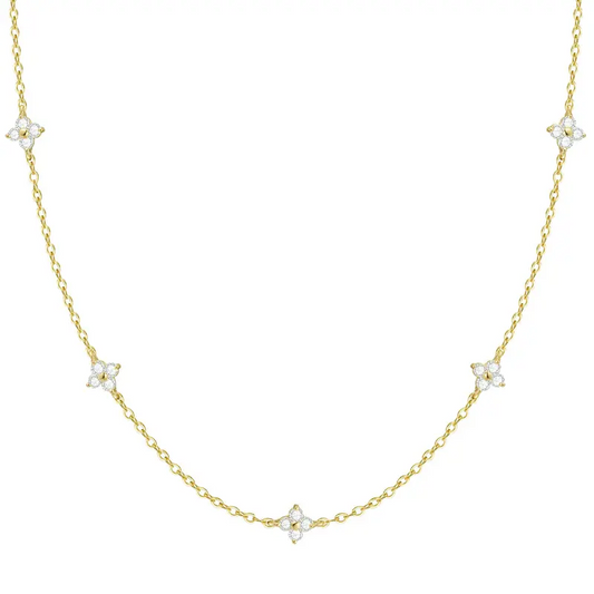 Dainty Flower Necklace