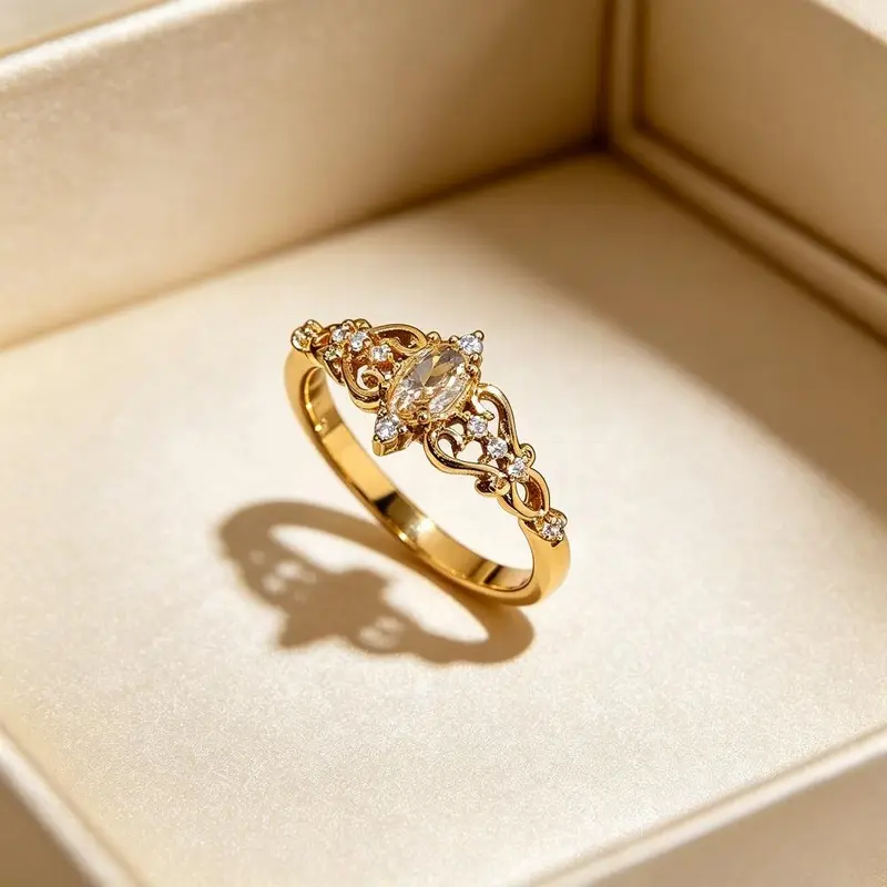 Vintage Marquise Statement Ring