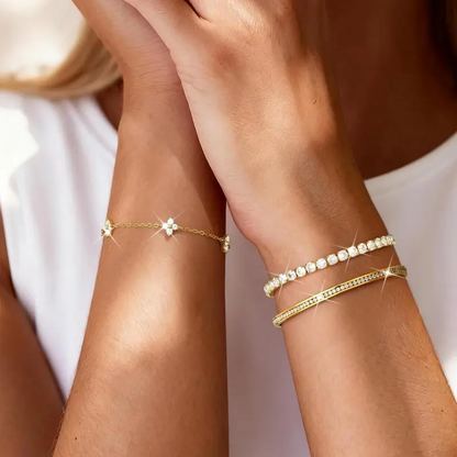 3pc Stackable Elegant Bracelets