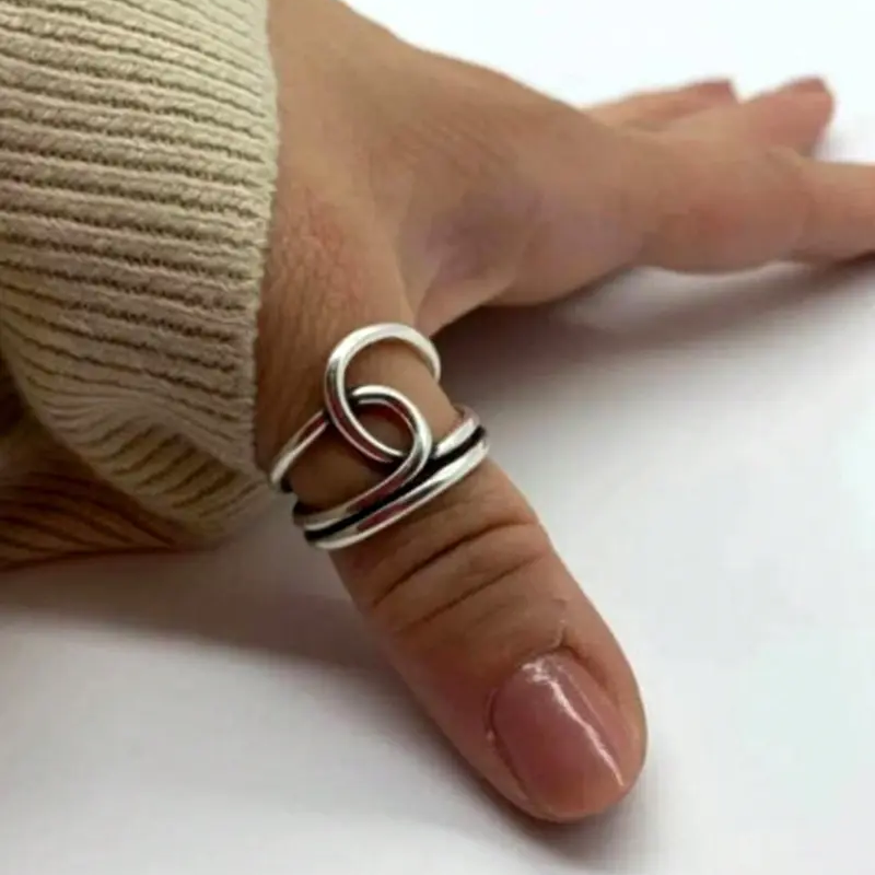 Boho Geometric Line Ring