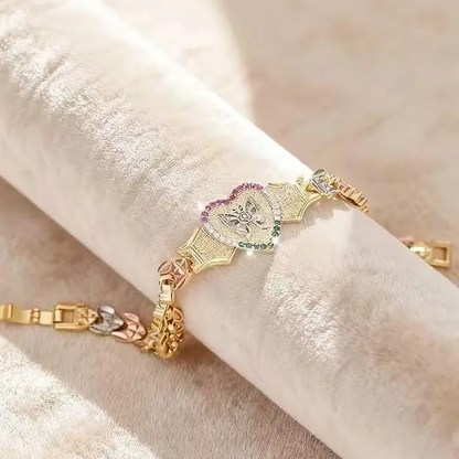 Heart Butterfly Bracelet