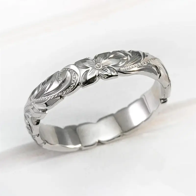 Elegant Flower Statement Ring