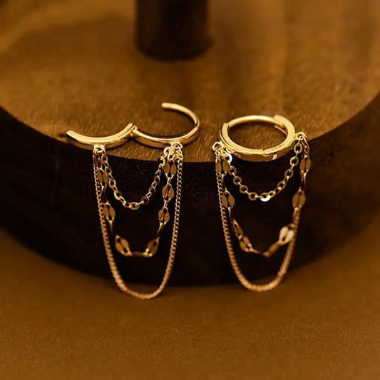 Delicate Layered Hoop Earrings