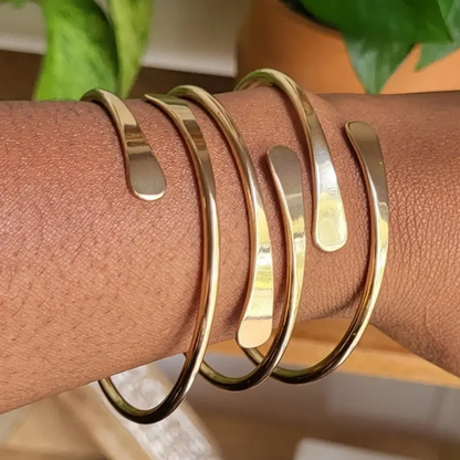 6pc Open Cuff Bangle Stack