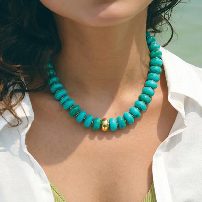 Chunky Bead Choker Necklace