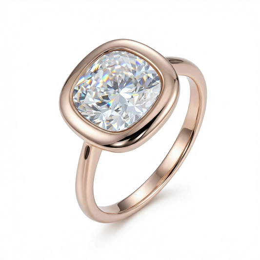 4ct Cushion Cut Ring