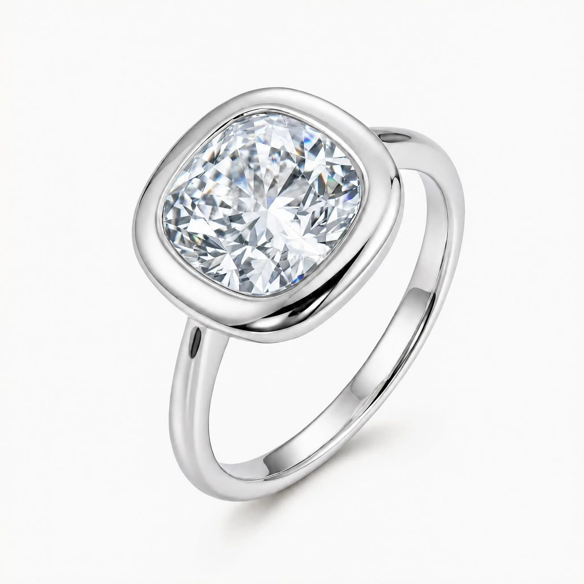 4ct Cushion Cut Ring