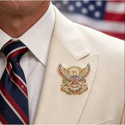 250th Anniversary Patriotic Brooch Pin