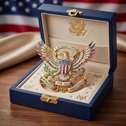 250th Anniversary Patriotic Brooch Pin