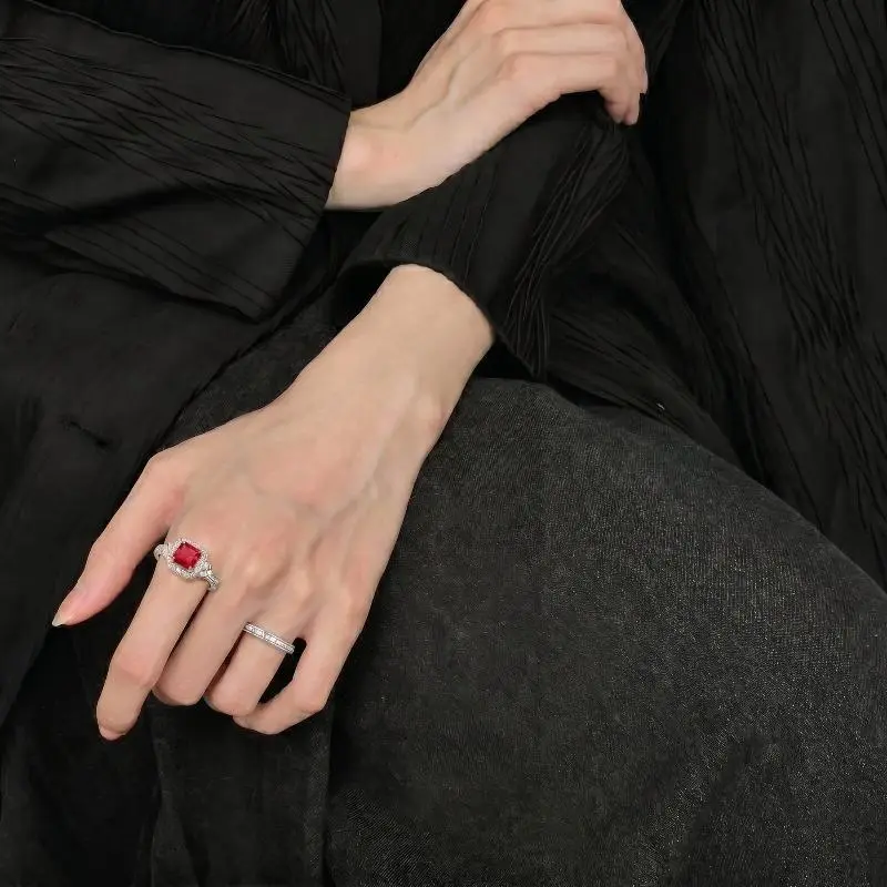 2pc Halo Ring Set