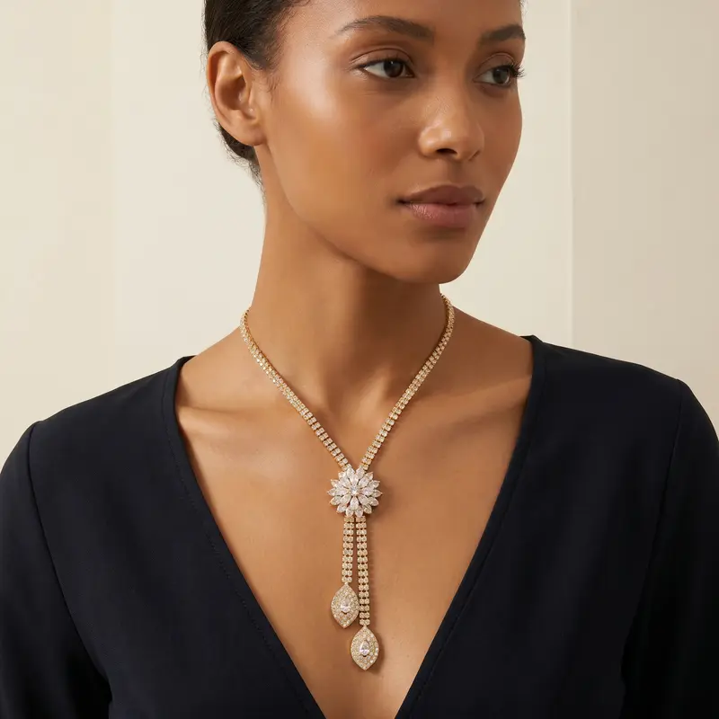 Exquisite Flower Necklace