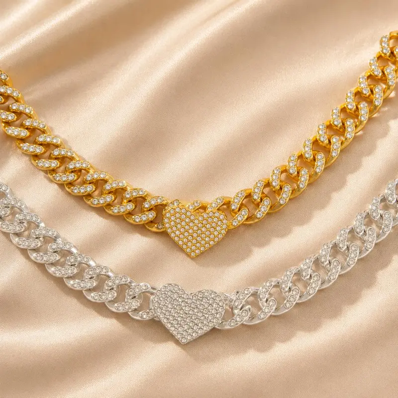 Cuban Heart Anklet
