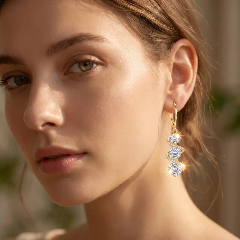 Elegant Twisted Tassel Earrings