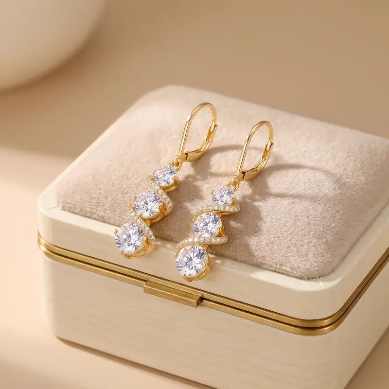 Elegant Twisted Tassel Earrings