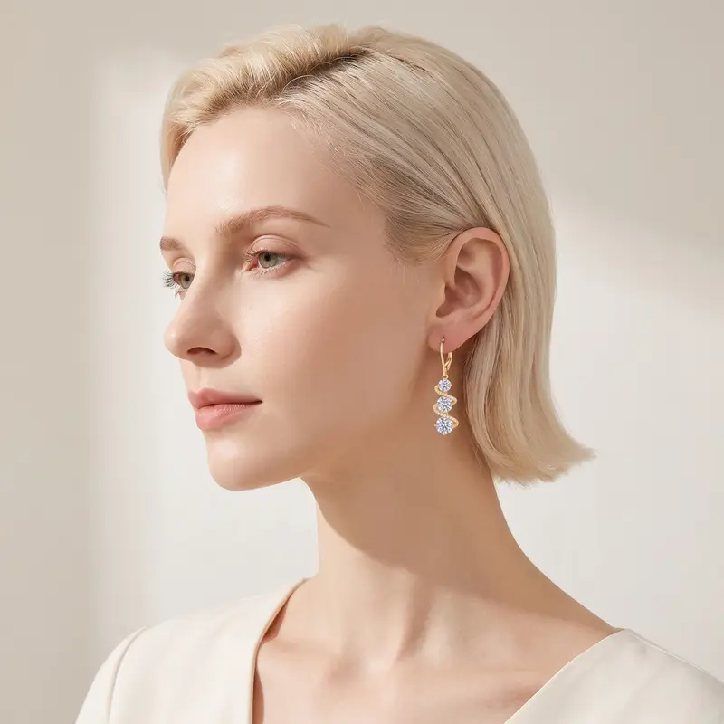 Elegant Twisted Tassel Earrings