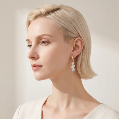 Elegant Twisted Tassel Earrings