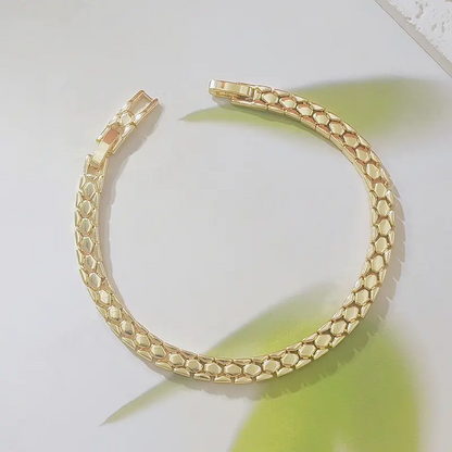 Honeycomb Textured Bracelet