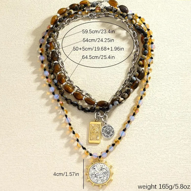 Vintage Boho Layered Necklace