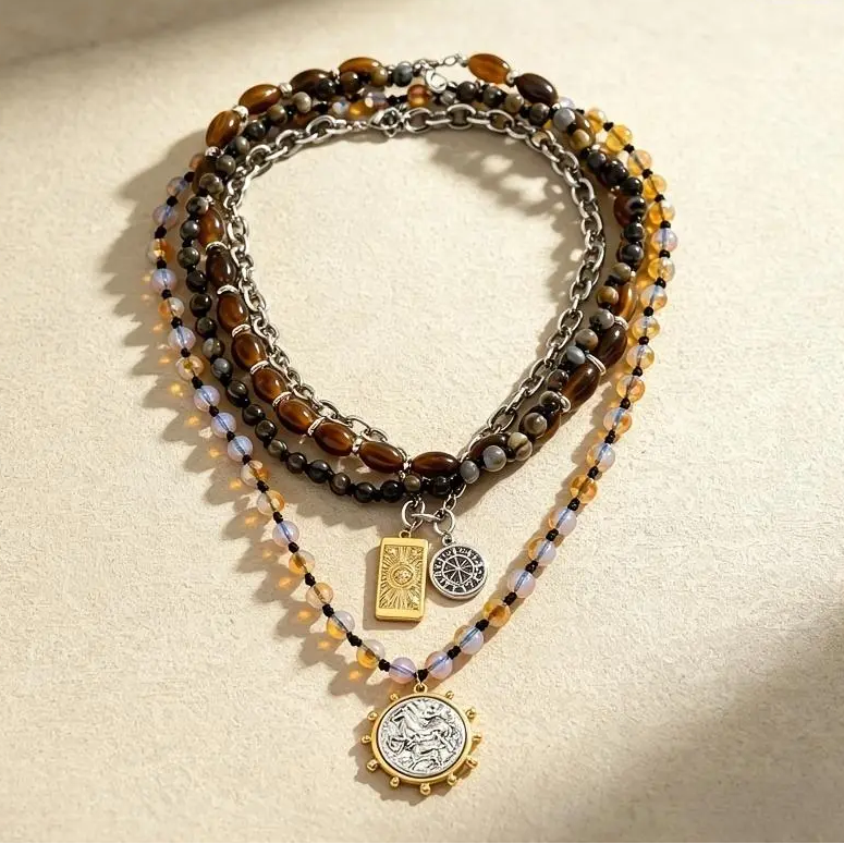 Vintage Boho Layered Necklace
