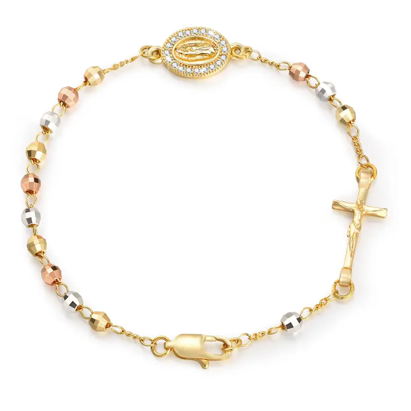 Crucifix Rosary Bracelet
