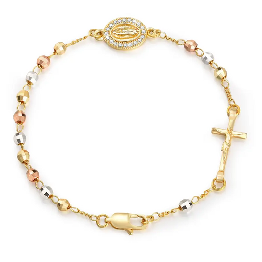 Crucifix Rosary Bracelet