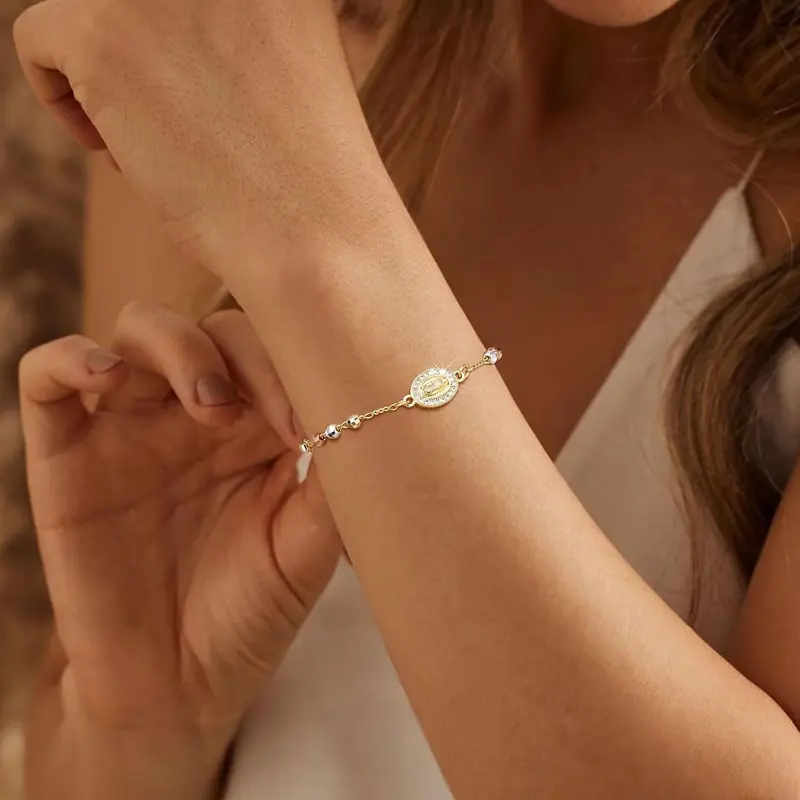 Crucifix Rosary Bracelet