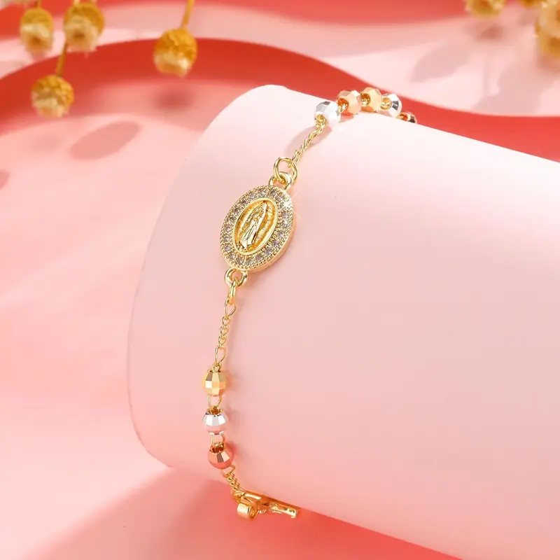 Crucifix Rosary Bracelet