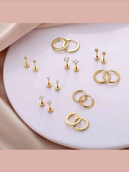 14k Earrings Set