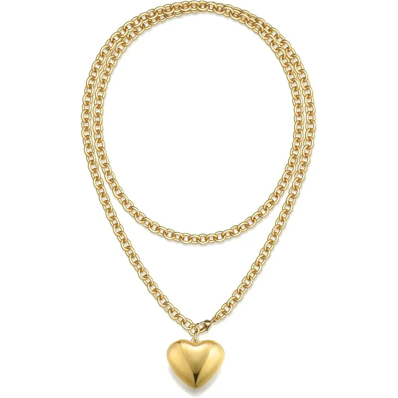 Puffy Heart Necklace