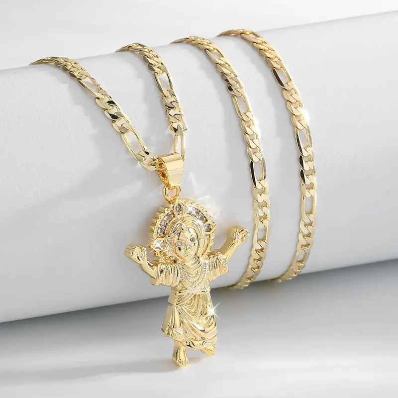 Baby Jesus Pendant Necklace