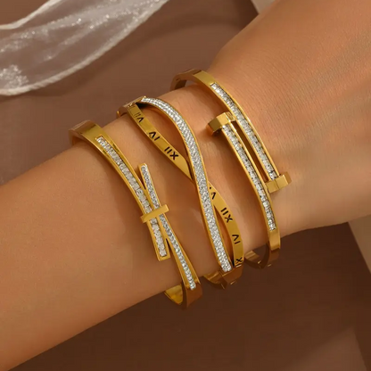 3pc Elegant Luxe Bracelet Set