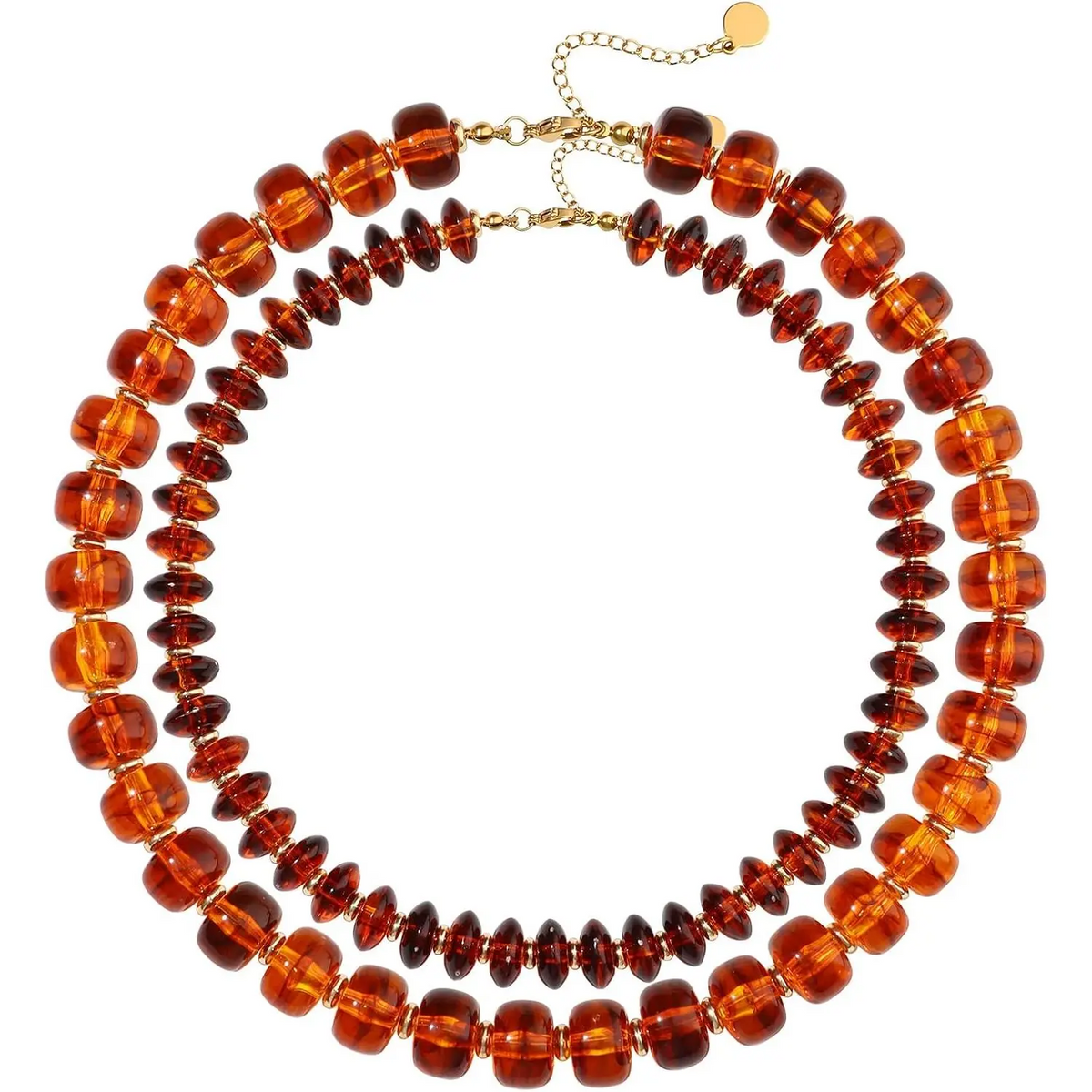 2pc Chunky Beaded Necklaces