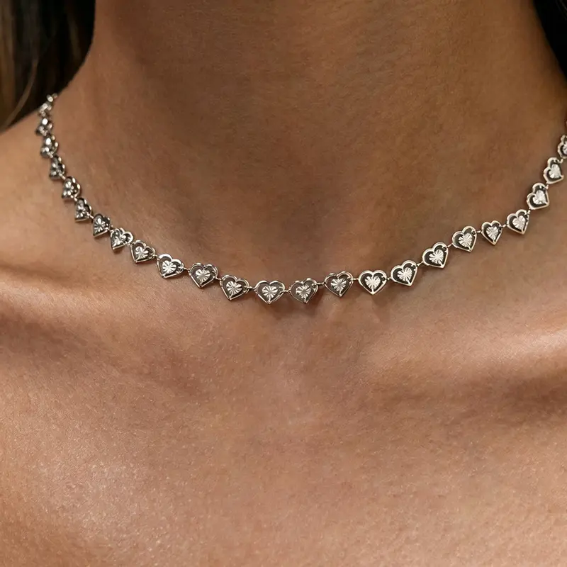 Hollow Heart Necklace