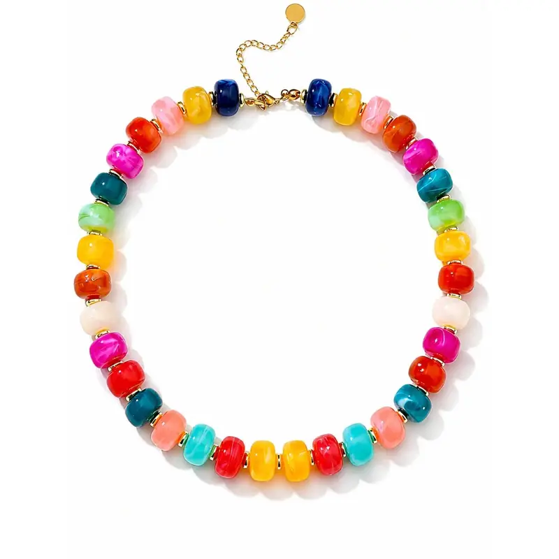 Chunky Bold Bead Necklace