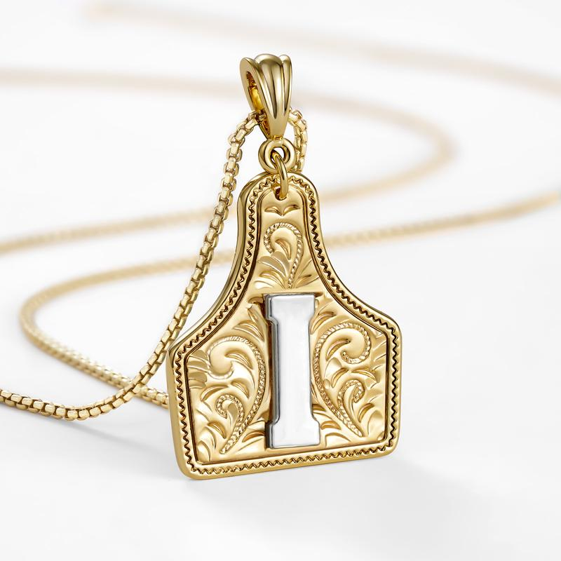 Initial Tag Necklace