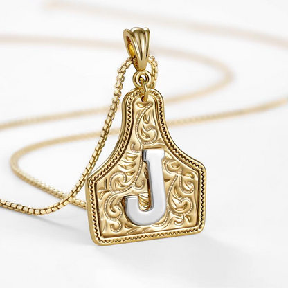 Initial Tag Necklace