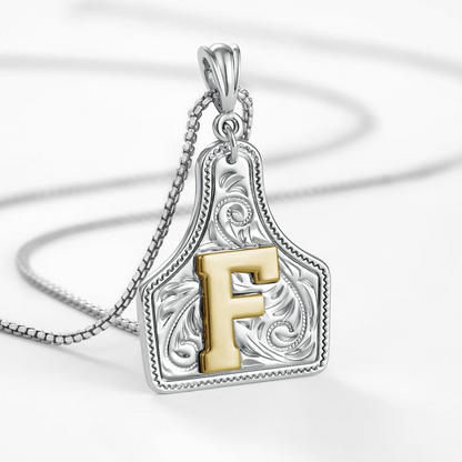 Initial Tag Necklace