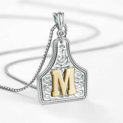 Initial Tag Necklace
