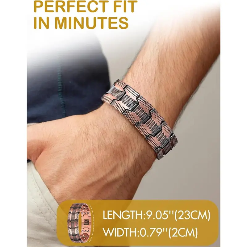 Classic Copper Magnetic Bracelet