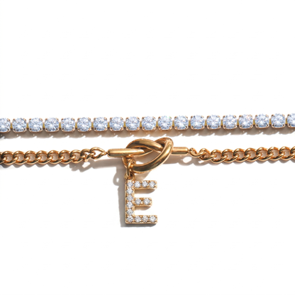 2pc Sparkle Knot Bracelet
