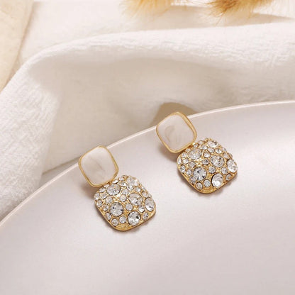 Vintage Sparkling Crystal Earrings