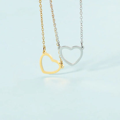 Hollow Heart Necklace