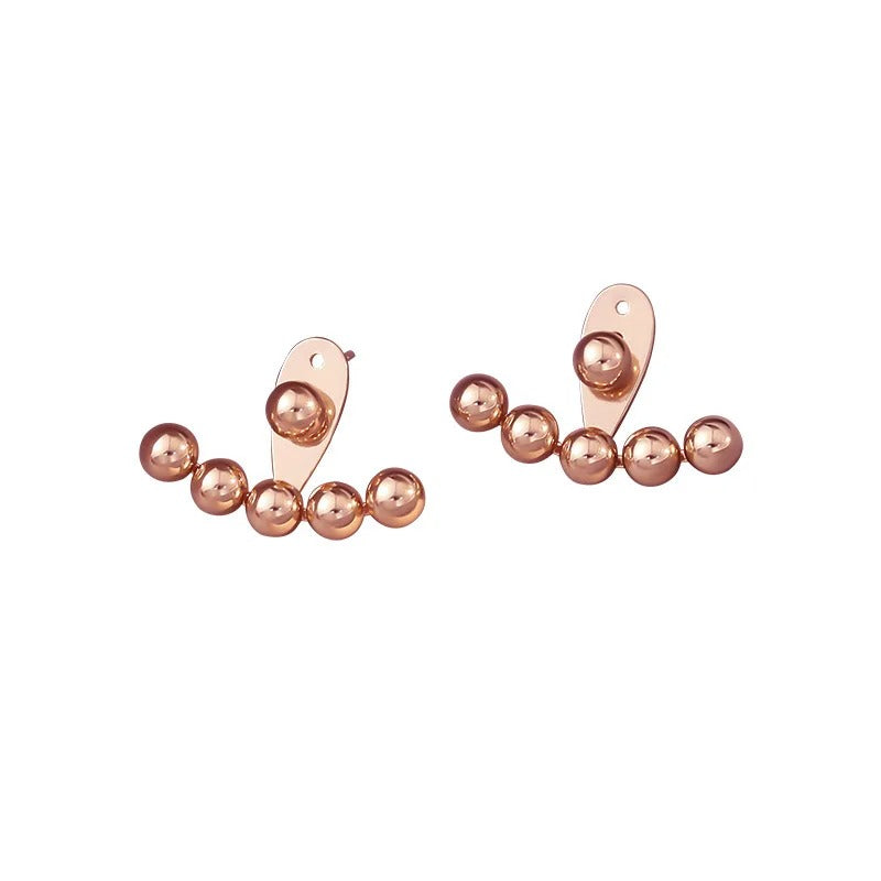 Beaded Bean Earrings