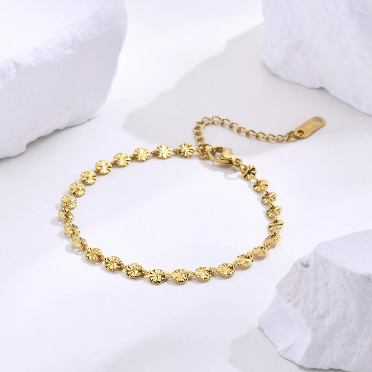 Textured Leaf Bracelet