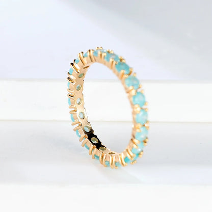Ice Flower Stone Stacking Ring