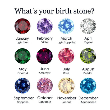 Dainty Thin Birthstone Ring