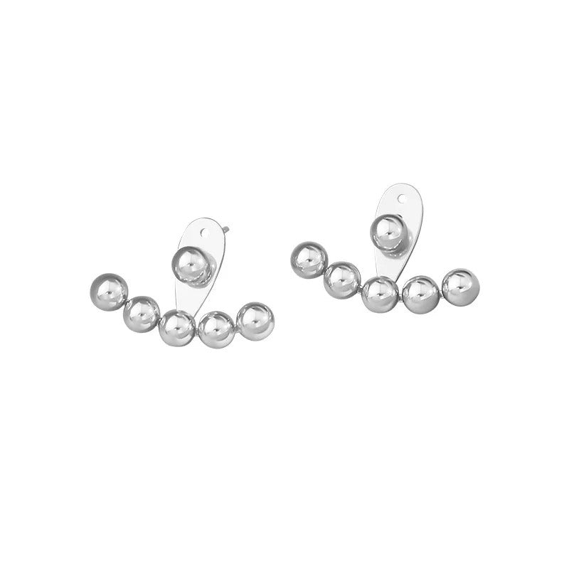 Beaded Bean Earrings