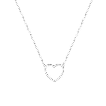 Hollow Heart Necklace